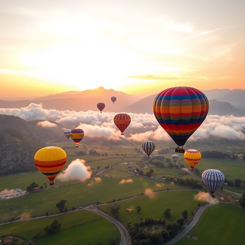 Os melhores destinos para uma viagem de balonismo