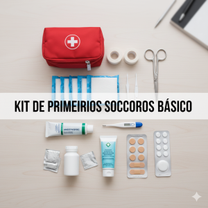 O que deve conter um kit de primeiros socorros básico